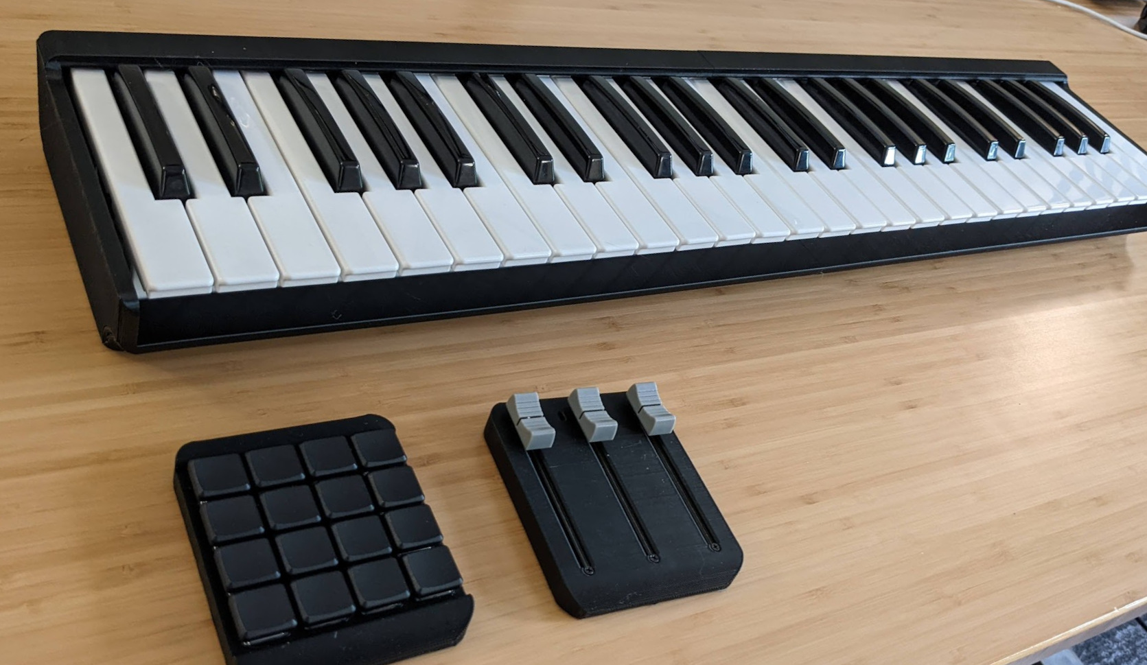 Printed midi controller set